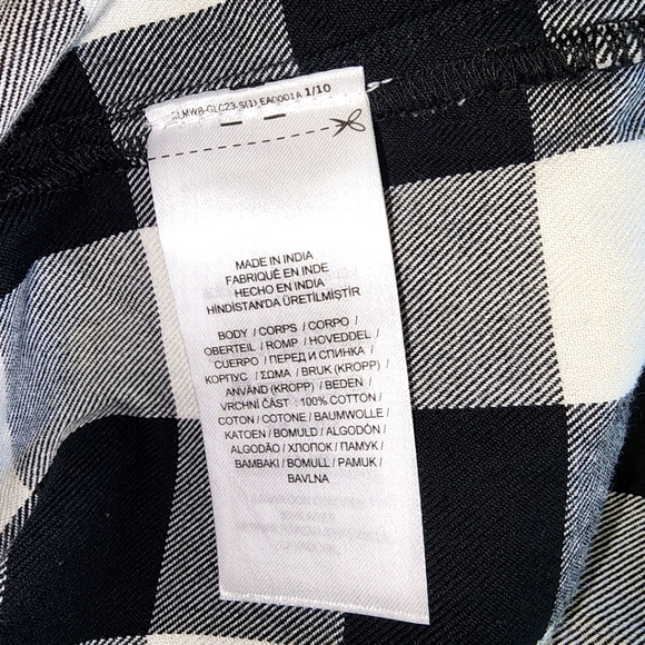 Lauren Ralph Lauren Buffalo Check Belted Twill Long Sleeve Midi Shirt Dress Sz 2 - Picture 7 of 8